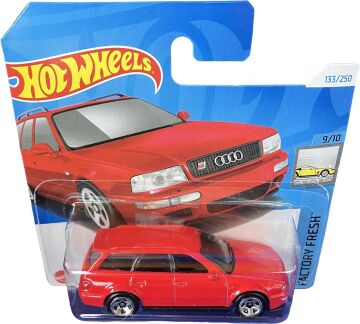 Hot Wheels - ´94 Audi Avant RS2 - Factory Fresh 9/10 - HTC54 - Short Card - kırmızı - Mattel 2024 - 1:64