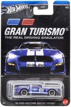 Hot Wheels Film Arabaları Özel Seri GDG83-HWR61-HRV66 04/05 Gran Turismo 2020 Ford Mustang Shelby GT500