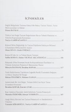 Turizm Coğrafya - Atatürk Üniversitesi Coğrafya Araştırmaları Serisi 2021