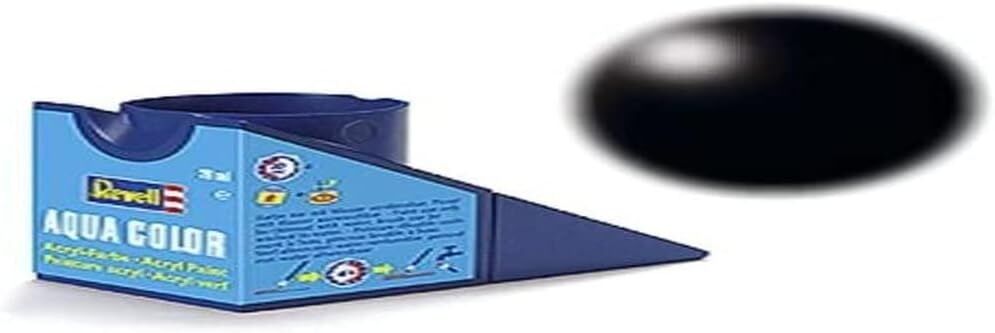 Revell - Su Bazlı Maket Boyası Siyah İpek 18 Ml (36302)
