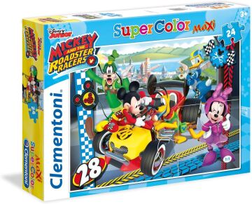 Clementoni 24 Parça Mickey Roadstar Racers Puzzle Renkli 6+