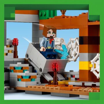 LEGO Minecraft Çorak Arazi Maden Kuyusu 21263-8 Yaş ve Üzeri Macera Oyunları Seven Çocuklar İçin Minecraft Video Oyununa Dayalı Yaratıcı Oyuncak Yapım Seti (538 Parça)