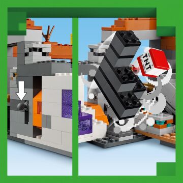 LEGO Minecraft Çorak Arazi Maden Kuyusu 21263-8 Yaş ve Üzeri Macera Oyunları Seven Çocuklar İçin Minecraft Video Oyununa Dayalı Yaratıcı Oyuncak Yapım Seti (538 Parça)