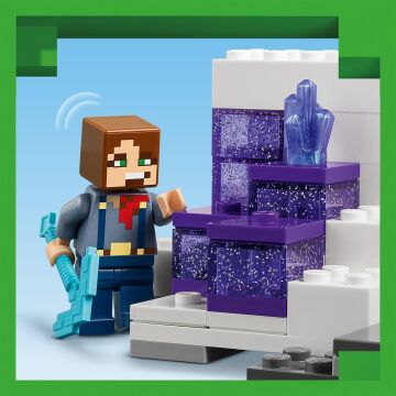 LEGO Minecraft Çorak Arazi Maden Kuyusu 21263-8 Yaş ve Üzeri Macera Oyunları Seven Çocuklar İçin Minecraft Video Oyununa Dayalı Yaratıcı Oyuncak Yapım Seti (538 Parça)