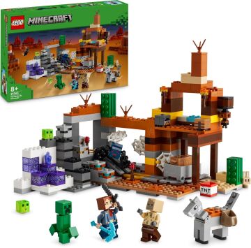 LEGO Minecraft Çorak Arazi Maden Kuyusu 21263-8 Yaş ve Üzeri Macera Oyunları Seven Çocuklar İçin Minecraft Video Oyununa Dayalı Yaratıcı Oyuncak Yapım Seti (538 Parça)