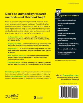 Research Methods in Psychology For Dummies