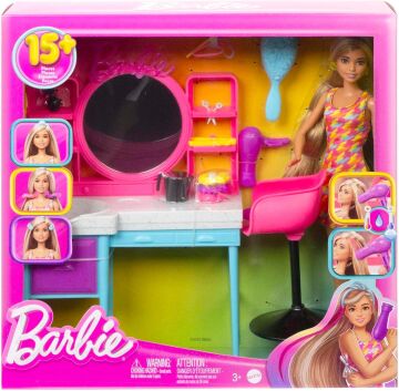 Barbie Muhteşem Kuaför Oyun Seti, 3 yaş ve üzeri, HKV00