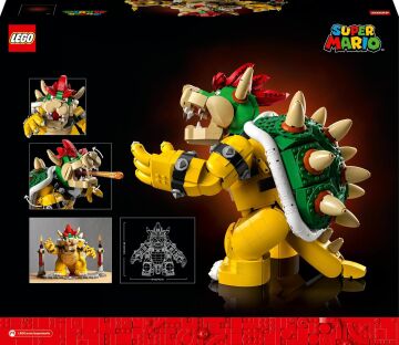 LEGO® Super Mario™ Mighty Bowser™ 71411 - Yetişkin Hayranlar için Koleksiyonluk Yapım Seti (2807 Parça)