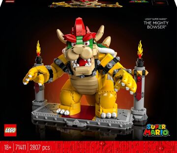 LEGO® Super Mario™ Mighty Bowser™ 71411 - Yetişkin Hayranlar için Koleksiyonluk Yapım Seti (2807 Parça)