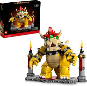 LEGO® Super Mario™ Mighty Bowser™ 71411 - Yetişkin Hayranlar için Koleksiyonluk Yapım Seti (2807 Parça)
