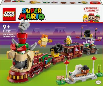 LEGO Super Mario Bowser Ekspres Treni 71437-9 Yaş ve Üzeri Çocuklar için Nintendo Karakteri İçeren Yaratıcı Oyuncak Yapım Seti (1392 Parça)