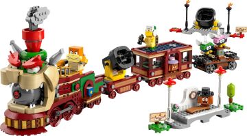LEGO Super Mario Bowser Ekspres Treni 71437-9 Yaş ve Üzeri Çocuklar için Nintendo Karakteri İçeren Yaratıcı Oyuncak Yapım Seti (1392 Parça)
