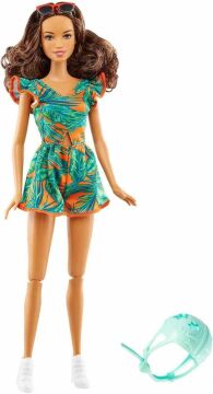 Barbie Mattel - Holiday Fun bebek, bisiklet ve aksesuarlar (GXF32)