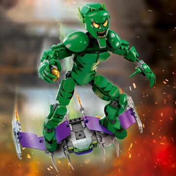 LEGO Marvel Green Goblin Yapım Figürü 76284 - Çocuklar için Planör ve Balkabağı Bombaları İçeren Yaratıcı Oyuncak Yapım Seti (471 Parça)