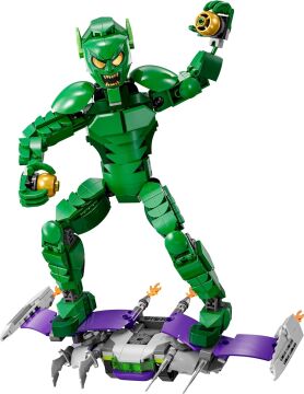 LEGO Marvel Green Goblin Yapım Figürü 76284 - Çocuklar için Planör ve Balkabağı Bombaları İçeren Yaratıcı Oyuncak Yapım Seti (471 Parça)