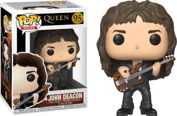 POP Queen - John Deacon Funko Pop Vinil Figür (Uyumlu Pop Box Koruyucu Kılıf ile Paketlenmiştir), Çok Renkli, 9,5 cm