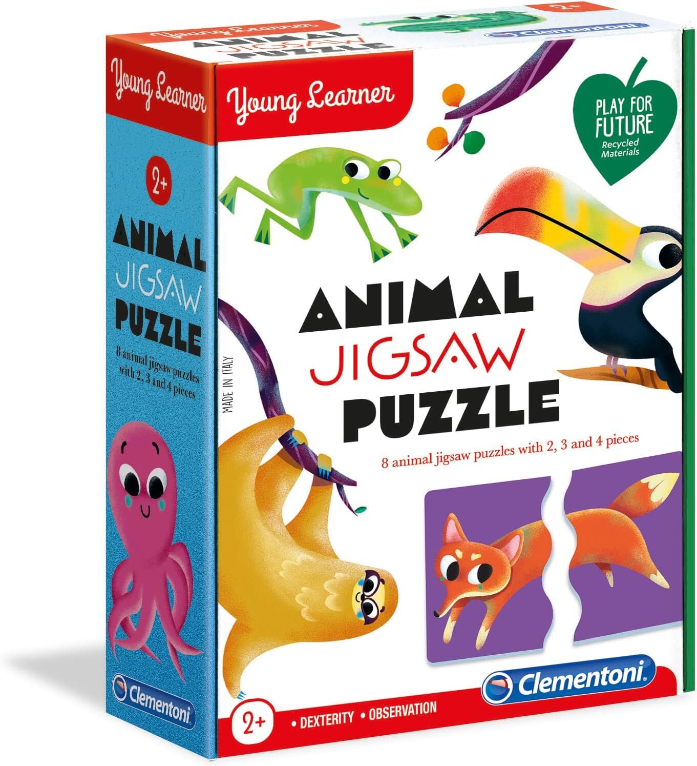 Clementoni Animal Puzzle Sevimli Hayvanlar Yapboz 75043
