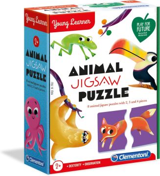 Clementoni Animal Puzzle Sevimli Hayvanlar Yapboz 75043
