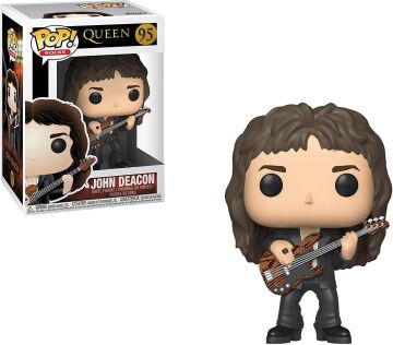 POP Queen - John Deacon Funko Pop Vinil Figür (Uyumlu Pop Box Koruyucu Kılıf ile Paketlenmiştir), Çok Renkli, 9,5 cm