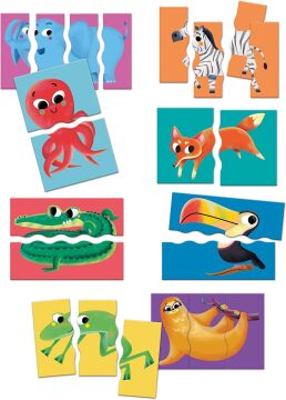 Clementoni Animal Puzzle Sevimli Hayvanlar Yapboz 75043