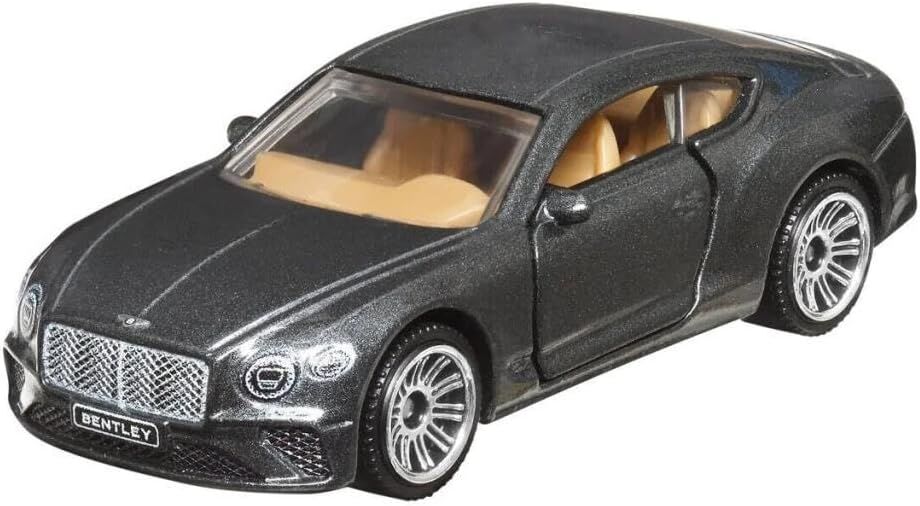 Hot Wheels Matchbox - Hareketli Parçalar - 2023 - Bentley Continental - Koyu Gümüş - 1/54-70 Yaş - Nane/NrMint - Doldurulmuş Kutuya Kabarcık Sarılı Gönderilir