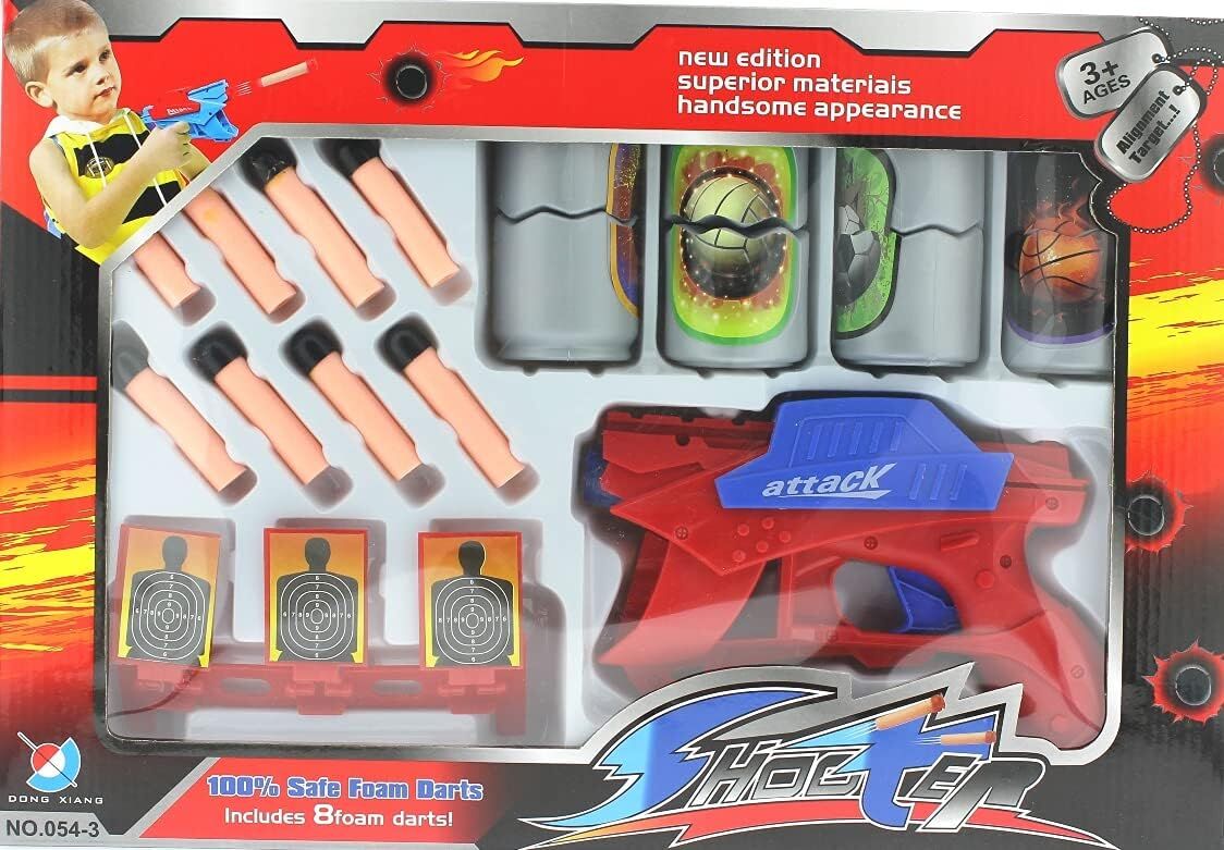 Mega brands Shoter Hedefli Mermili Dart Tabancası