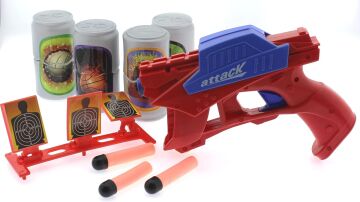 Mega brands Shoter Hedefli Mermili Dart Tabancası