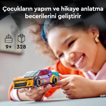LEGO Speed Champions NASCAR Next Gen Chevrolet Camaro ZL1 76935 – 9 Yaş ve Üzeri Çocuklar için Oyuncak Yarış Arabası Yapım Seti (328 Parça)