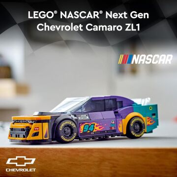 LEGO Speed Champions NASCAR Next Gen Chevrolet Camaro ZL1 76935 – 9 Yaş ve Üzeri Çocuklar için Oyuncak Yarış Arabası Yapım Seti (328 Parça)
