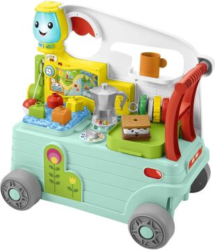 Fisher-Price Eğlen&Öğren 3’Ü 1 Arada Karavan (Türkçe ve İngilizce), 9-36 aylık, HCK81