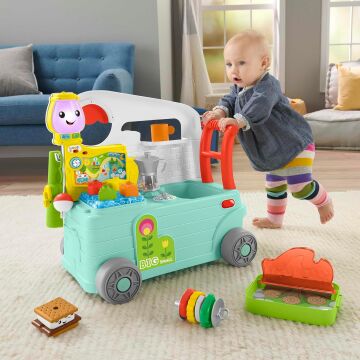 Fisher-Price Eğlen&Öğren 3’Ü 1 Arada Karavan (Türkçe ve İngilizce), 9-36 aylık, HCK81