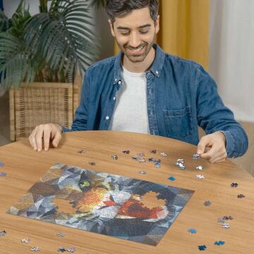 Ravensburger 500p Puzzle Köşeli Aslan, Yapboz