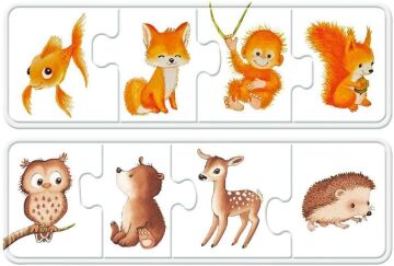 Ravensburger 6x4p Puz İlk Renkli Hayvanlar