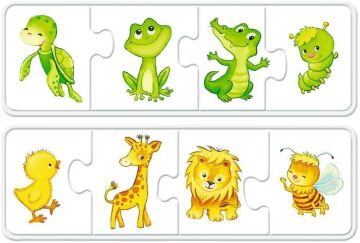 Ravensburger 6x4p Puz İlk Renkli Hayvanlar