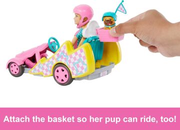 Barbie Stacie Go-Kart Yapıyor Oyun Seti, Oyuncak