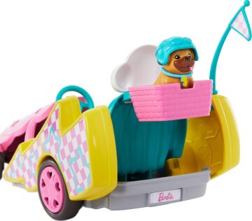 Barbie Stacie Go-Kart Yapıyor Oyun Seti, Oyuncak