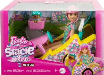 Barbie Stacie Go-Kart Yapıyor Oyun Seti, Oyuncak