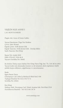 Yeşilin Kızı Anne Kutulu Set (Ciltli)