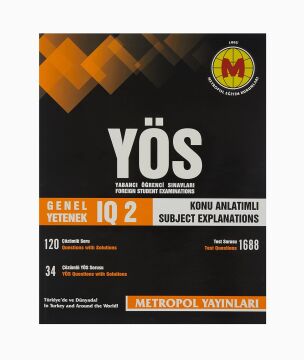Yös GEnel Yetenek IQ -2 Konu Anlatımlı Örnek Çözümlü