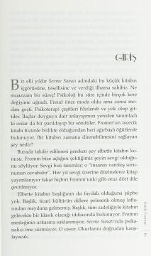 Sevme Sanatı (Klasik Kapak): Bir Eylem Olarak Sevmek