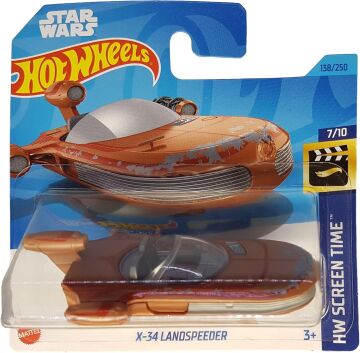 Hot Wheels - X-34 Landspeeder - HW Screen Time 7/10 - HKG76 - Short Card - Star Wars - Mattel 2023