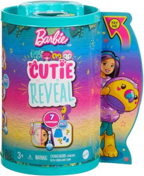Barbie Cutie Reveal Bebekler Chelsea Tropikal Orman Serisi - Kuş, 3 yaş ve üzeri, HKR16