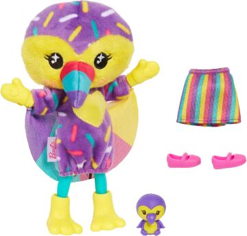 Barbie Cutie Reveal Bebekler Chelsea Tropikal Orman Serisi - Kuş, 3 yaş ve üzeri, HKR16