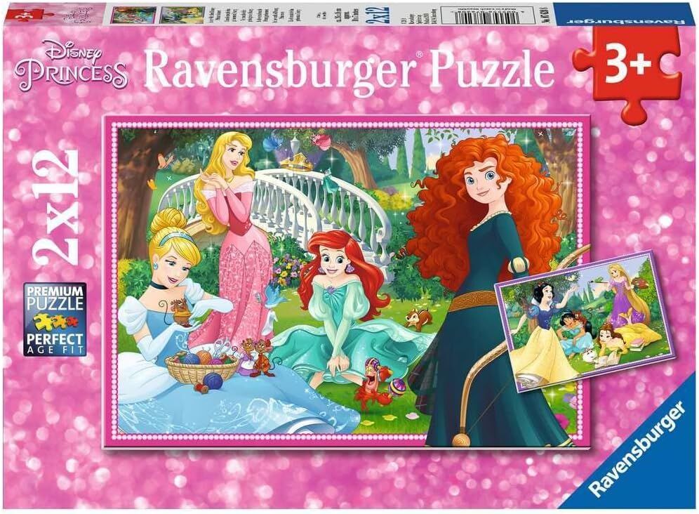 Ravensburger (76208) 2 X 12 Parça Puzzle Wd, Princess