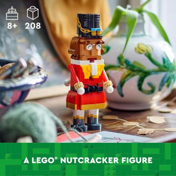 LEGO Fındıkkıran 40640 – 8 Yaş ve Üzeri Çocuklar için Yılbaşı Temalı Oyuncak Figür Yapım Seti (208 Parça)