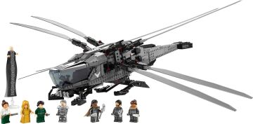 LEGO Icons Dune: Çöl Gezegeni Atreides Royal Ornithopter 10327 - Yetişkinler için Koleksiyonluk Yaratıcı Model Yapım Seti (1369 Parça)