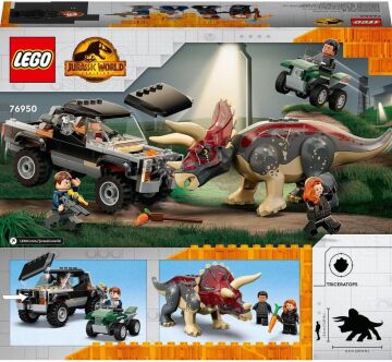 LEGO Jurassic World 76950 Triceratops Pickup Truck Ambush