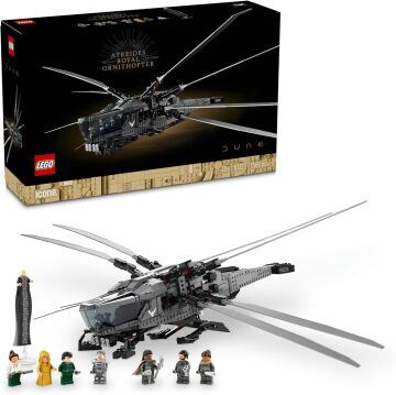 LEGO Icons Dune: Çöl Gezegeni Atreides Royal Ornithopter 10327 - Yetişkinler için Koleksiyonluk Yaratıcı Model Yapım Seti (1369 Parça)