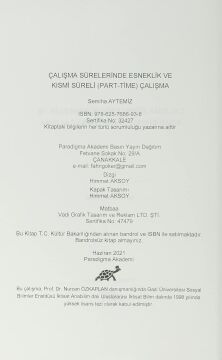 Çalışma Sürelerinde Esneklik ve Kısmi Süreli (Part-Time) Çalışma