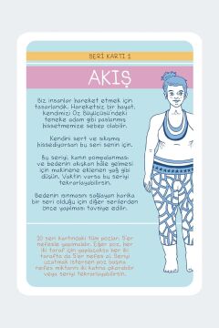 Yoga Kartları - 55 Kartlık Deste ve Rehber Kitapçık - 45 Poz ve 10 Seri Kartı - 10x15cm - Mat Tarot